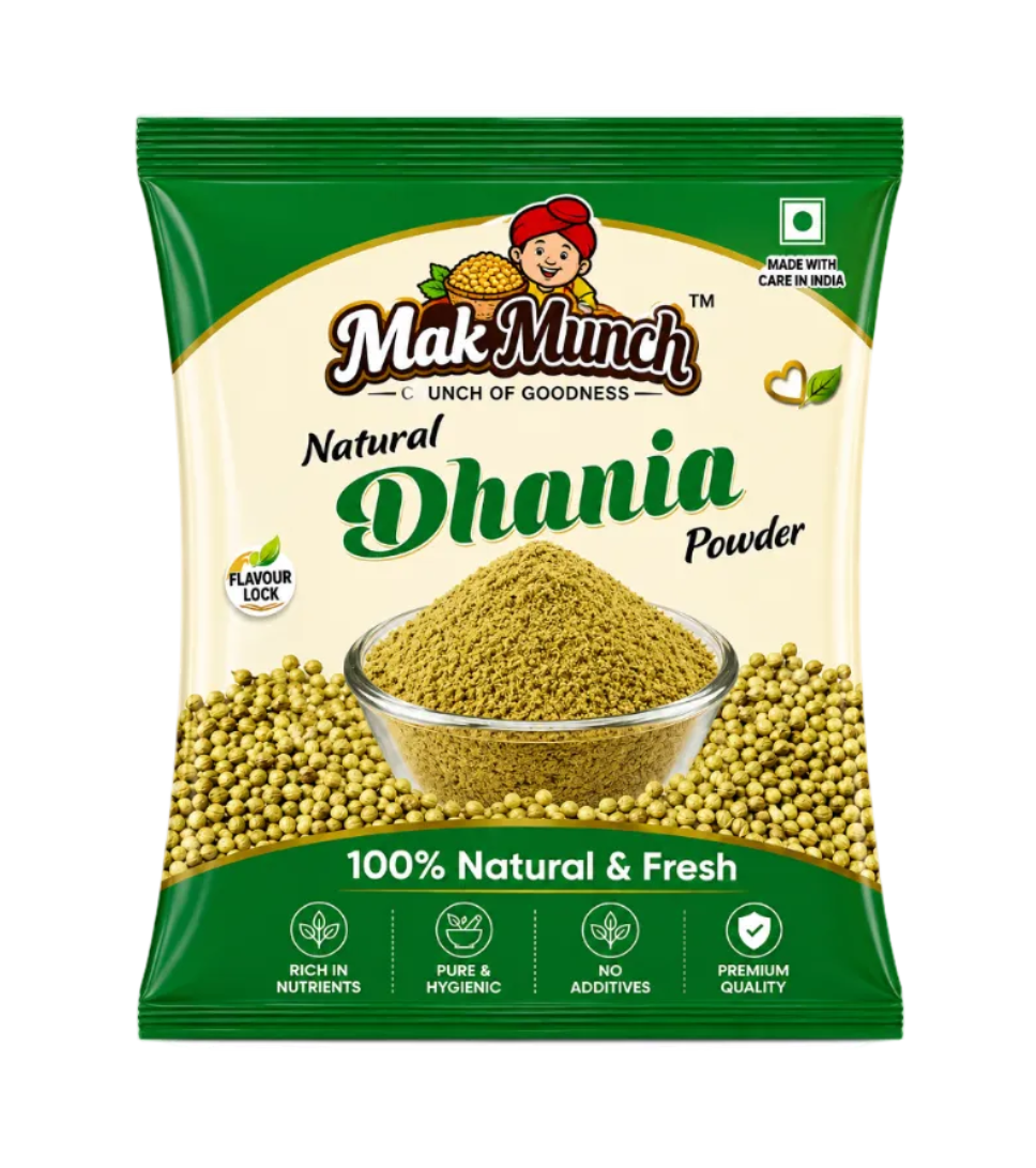 MakMunch Premium Dhaniya Powder 100g pack of pure coriander powder for cooking